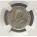 AUSTRALIA 1934/3 . THREEPENCE . VARIETY . OVERDATE . NGC AU58